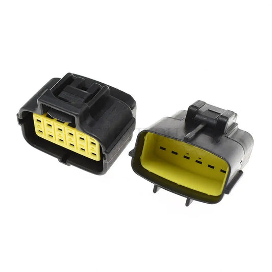 12 pin male female AMP Denso automotive waterproof sensor connector gear-shift plug 174661-2 174663-2 368537-1