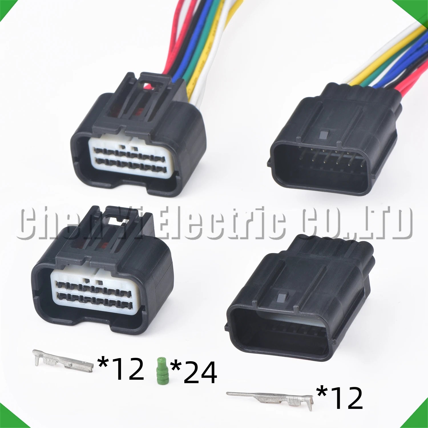 12 pin automotive radar connector wire harness plug