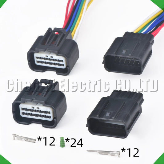 12 pin automotive radar connector wire harness plug