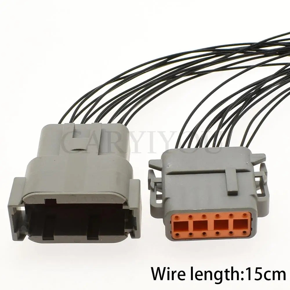 12 pin DTM Deutsch series female and male waterproof connector automotive plug with pins
