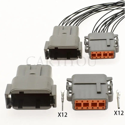 12 pin DTM04-12P DTM06-12S DTM Deutsch female and male waterproof connector automotive plug with pins