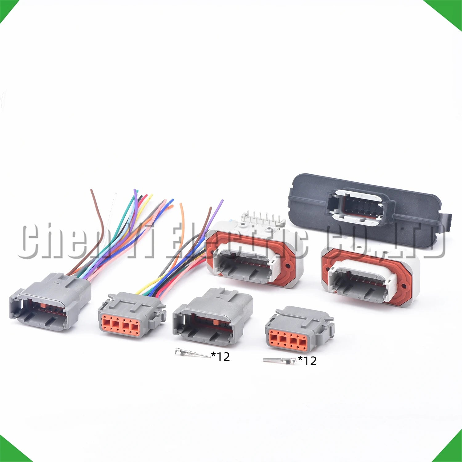 12 pin DTM06-12S/DTM04-12P automotive waterproof connector