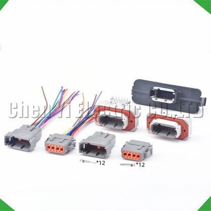 12 pin DTM06-12S/DTM04-12P automotive waterproof connector