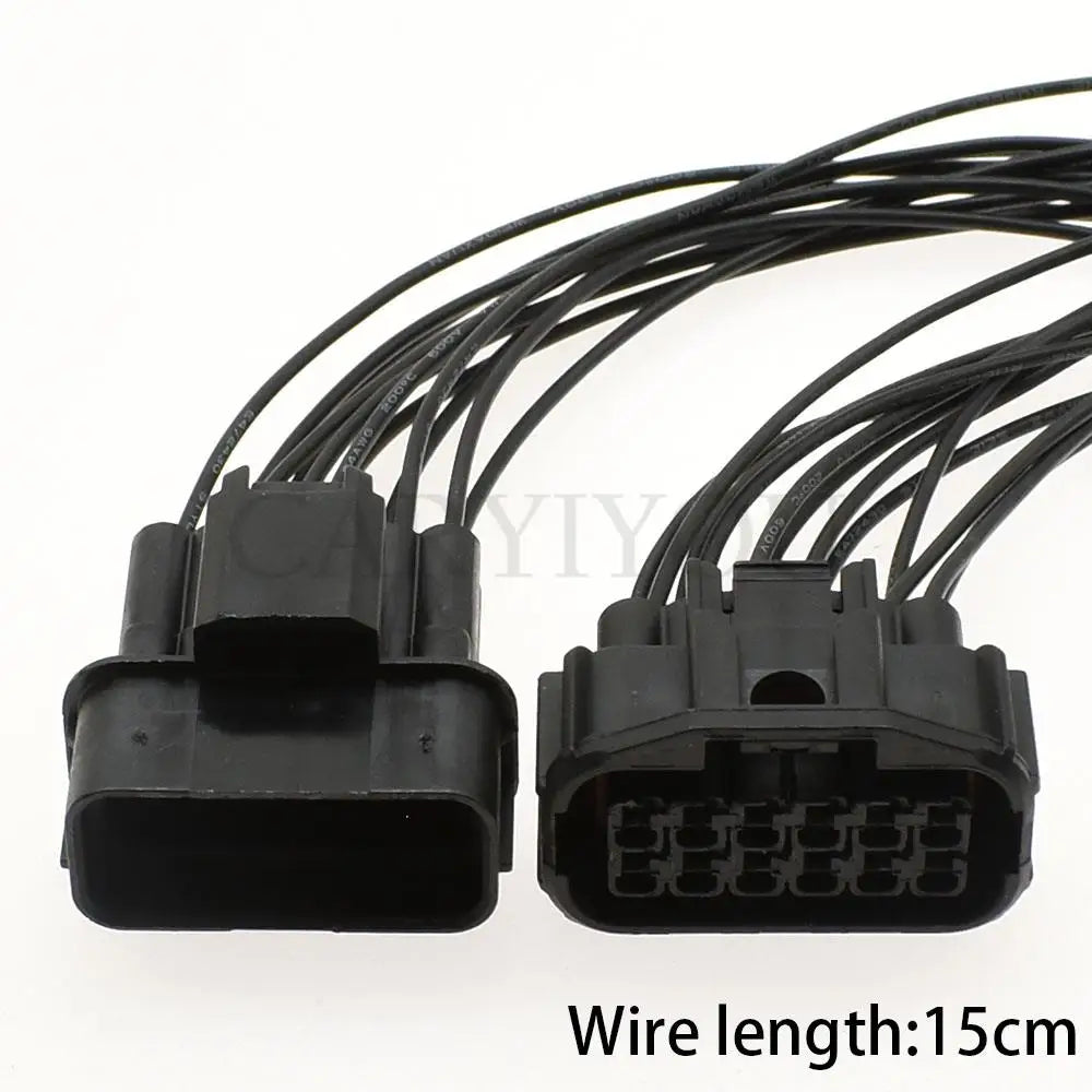 12 pin car waterproof auto connector male or female LED fog light wire socket connector series for Honda 6181-6784 6189-7410