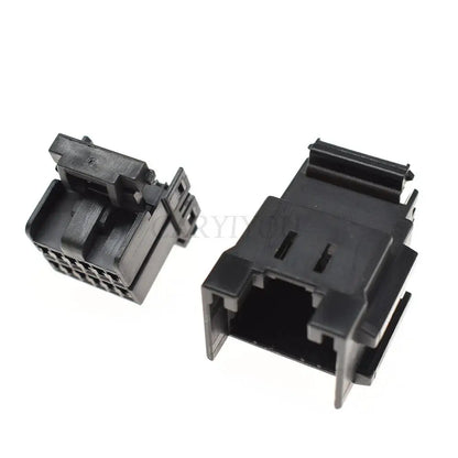 12 pin auto car window lifter assembly connector black socket series 174058-2 174045-2 for automotive wiring harness