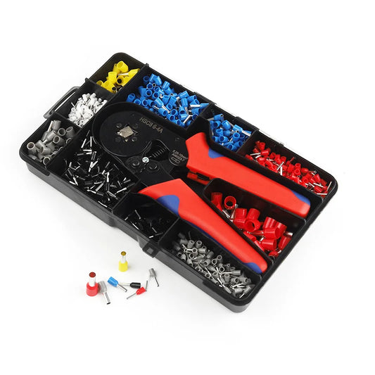 1200PCS self adjustable VE tube terminal kits with tool plier set