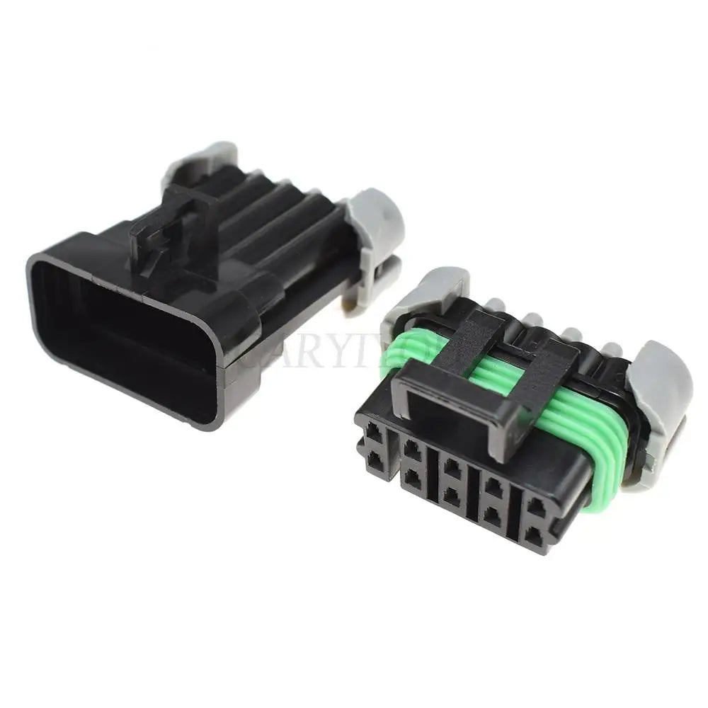 12045808 10 pin automobile waterproof male female connector socket sealed diagnostics plug
