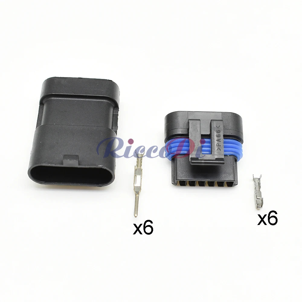 12066317 Metri-Pack 6 pin TPS flat accelerator pedal socket waterproof automotive connector