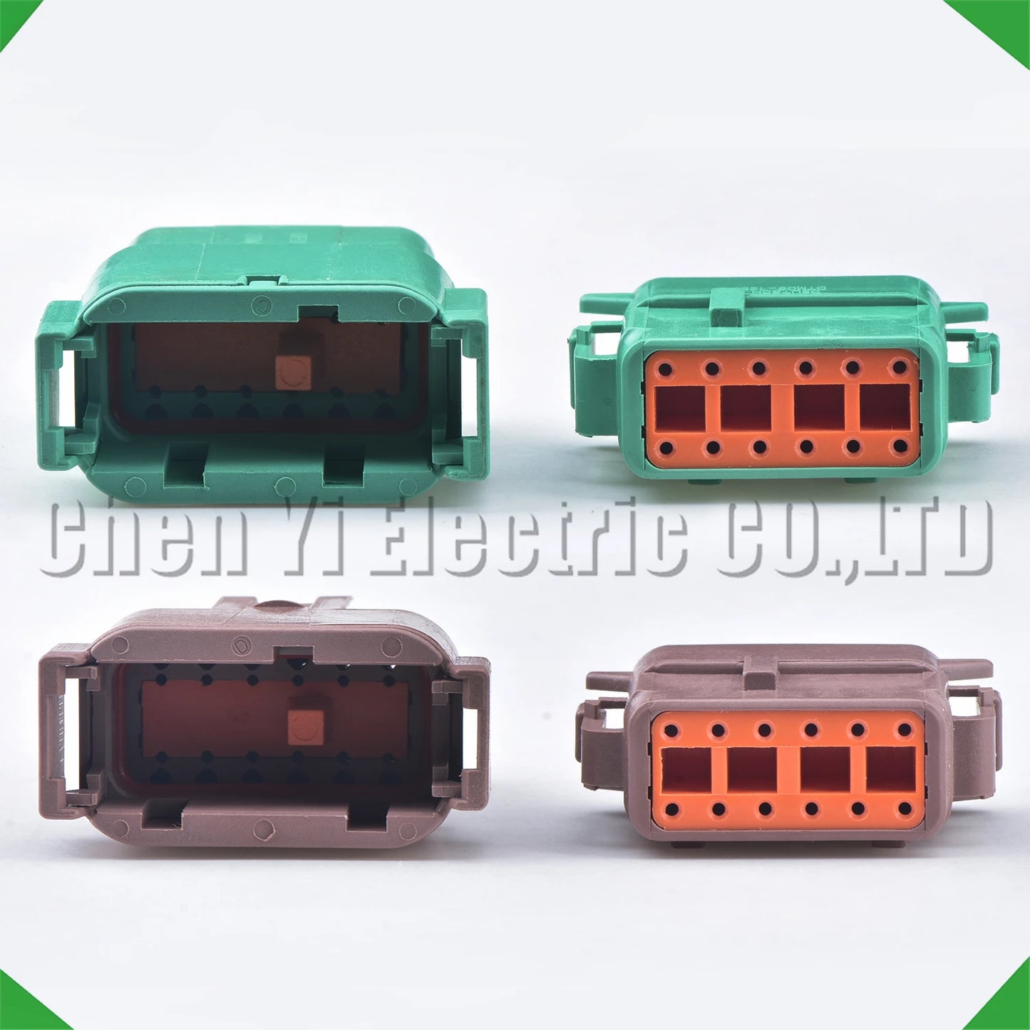 Set of 12 Pin automotive connectors for Deutsch DTM series, wire harness plug for car and industrial applications