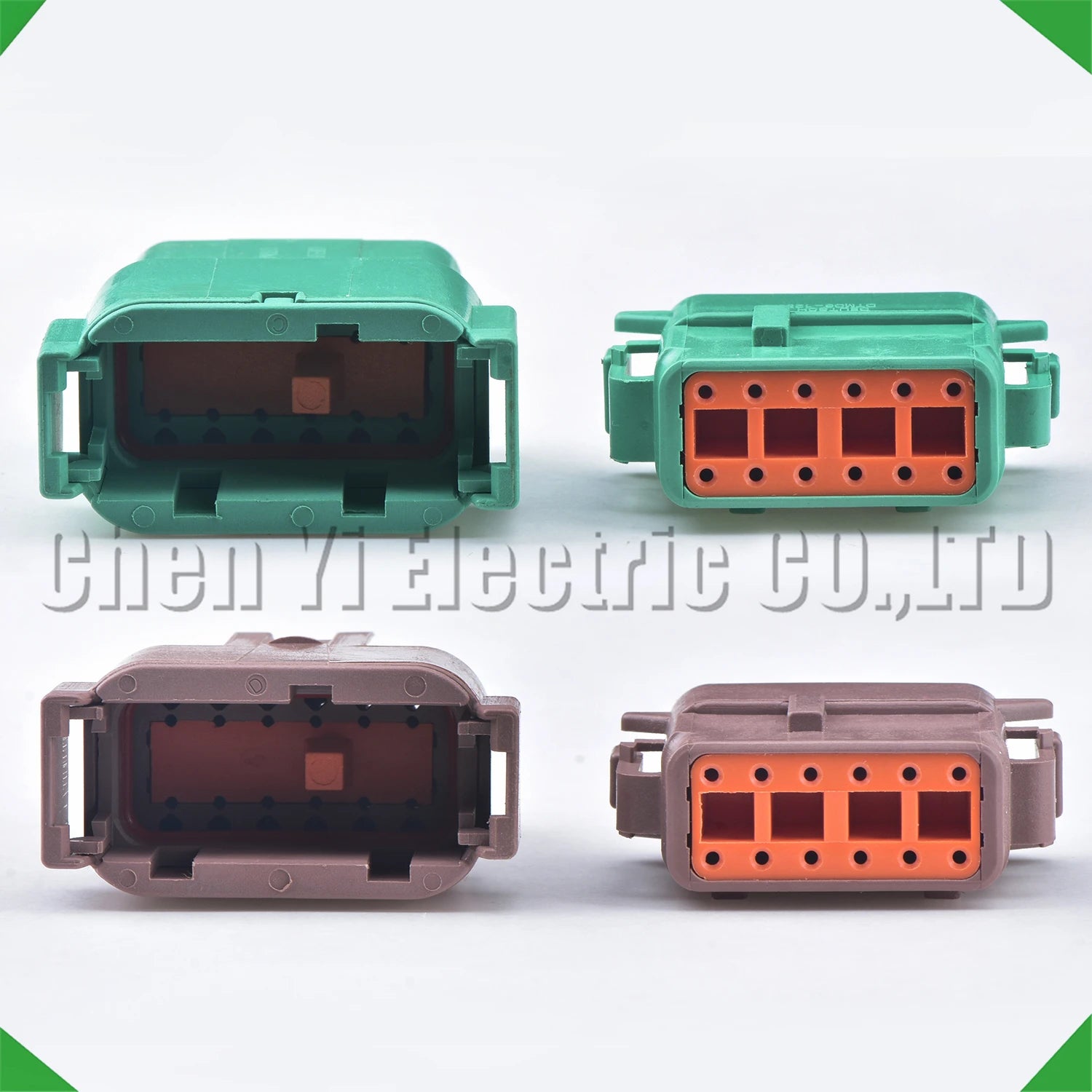 Set of 12 Pin automotive connectors for Deutsch DTM series, wire harness plug for car and industrial applications
