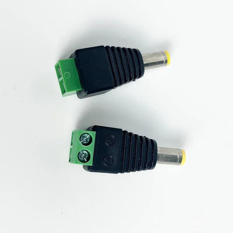 12v dc power terminal block connector plug adapter series for led strip and cctv applications