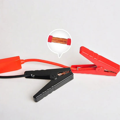 1Set 12V emergency lead cable with alligator clamps, suitable for car jump starter battery connection