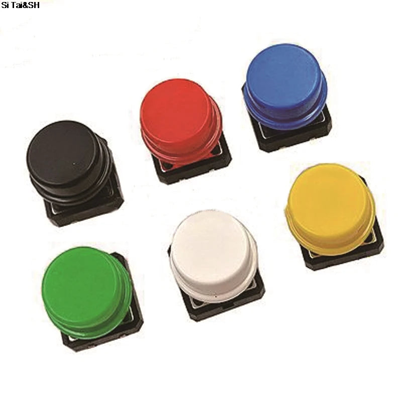 12x12mm large button touch switch module with high-level output, compatible with Arduino and USB electronics projects