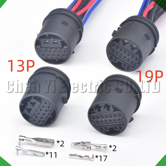 13/19 pin automotive door connector hole plug
