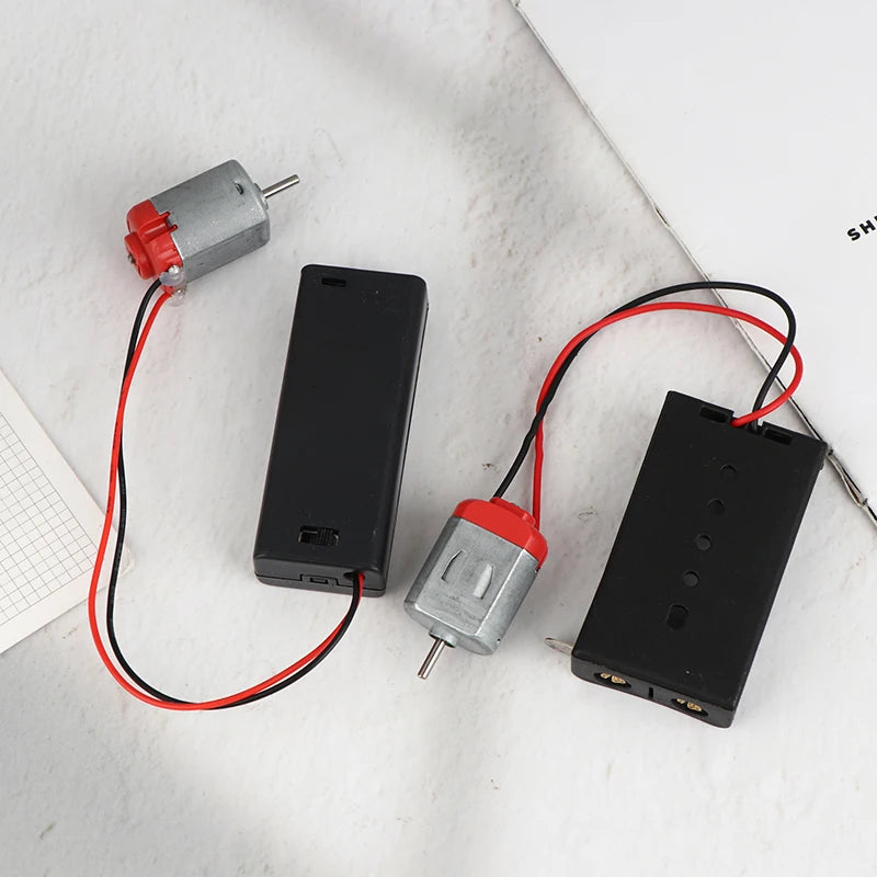 130 motor kit with battery case and switch DIY