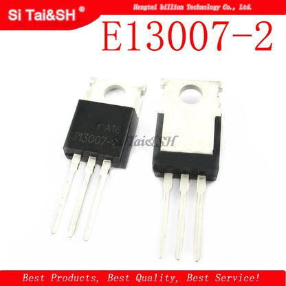 13007 E13007 NPN power transistor, original IC component for power switching, amplification, and electronics projects