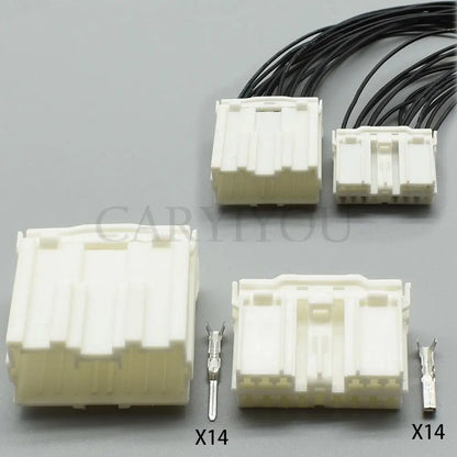 14 pin automotive audio connector Galant power window switch socket car male female plug 7123-8346 7122-8346