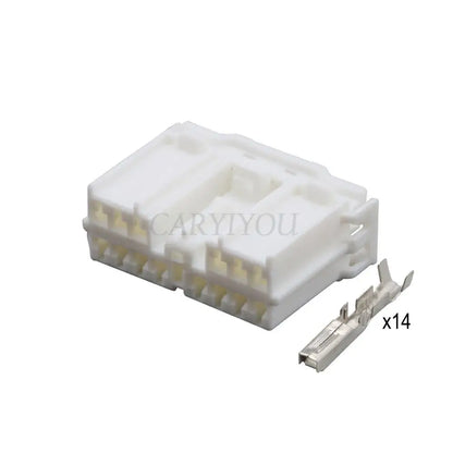 14 pin automotive audio connector Galant power window switch socket car male female plug 7123-8346 7122-8346