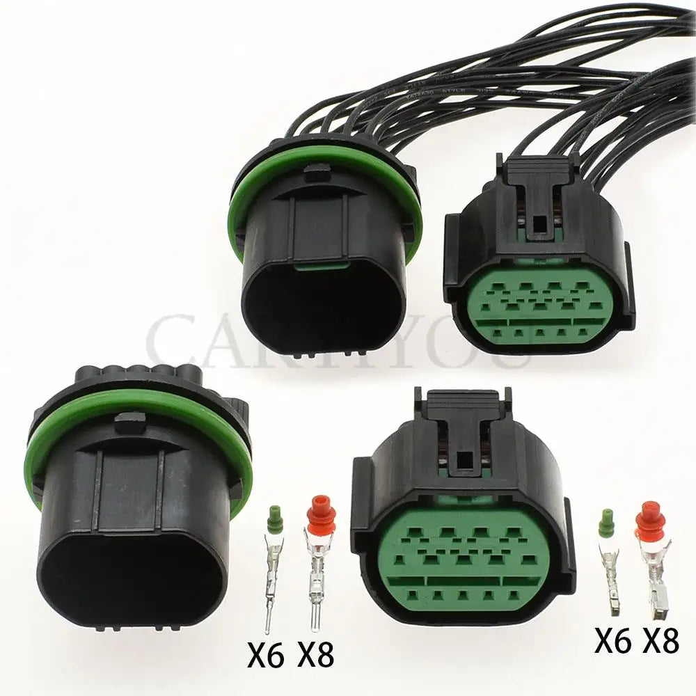 14 pin auto headlight waterproof cable socket car lamp light wiring connector for Hyundai KIA GL301-14021 GL291-14021
