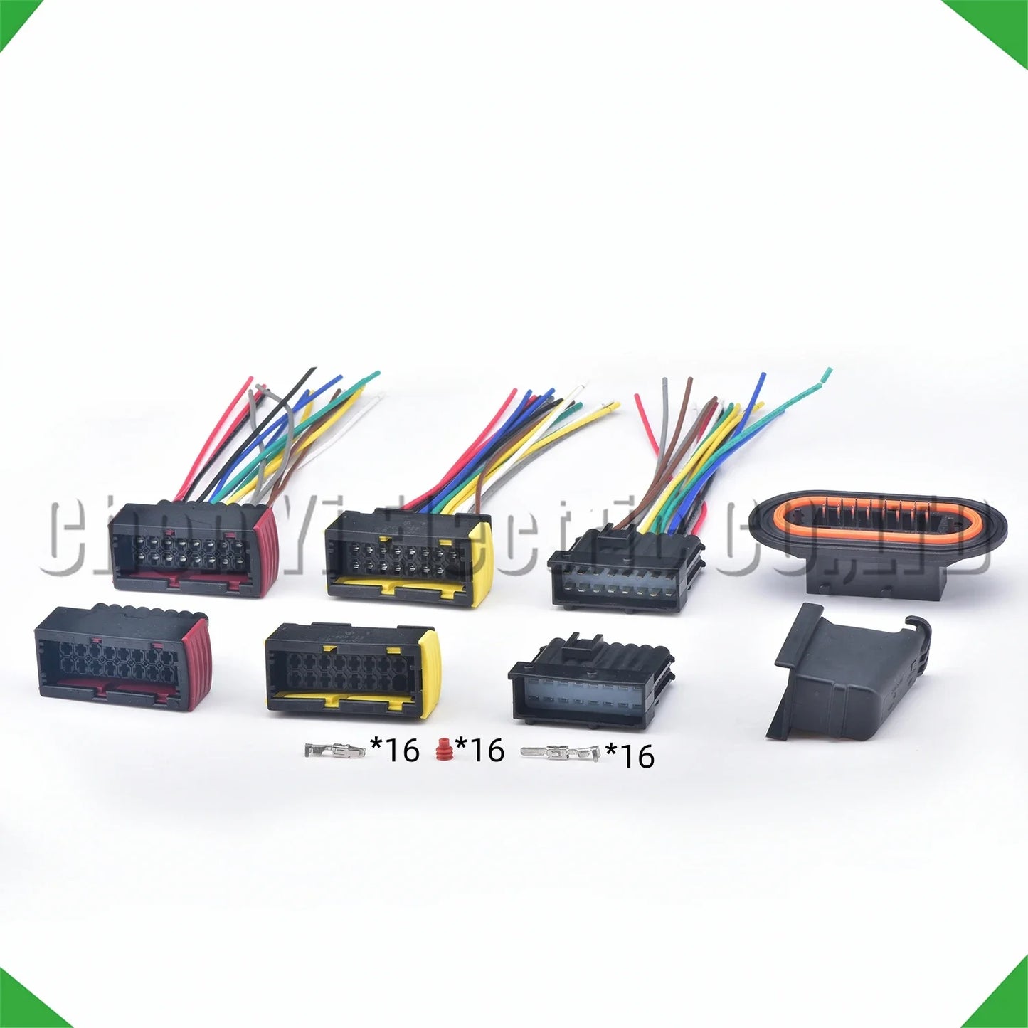 15 16 pin automotive ECU waterproof connector