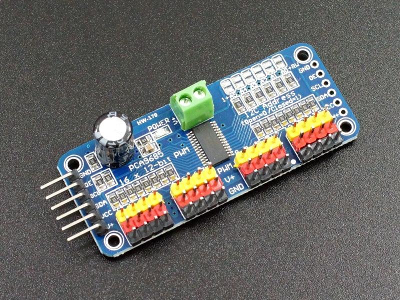 16-Channel PWM Servo Controller Module