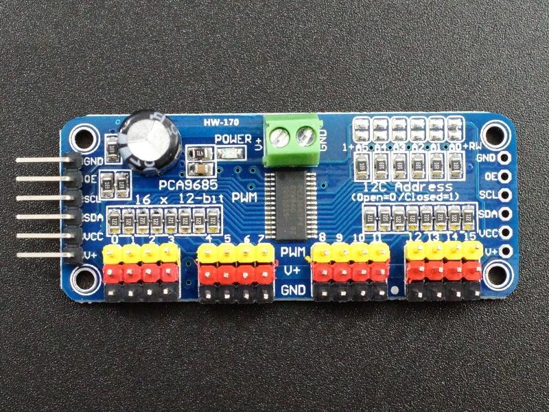 16-Channel PWM Servo Controller Module