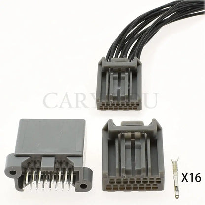 16 pin female male MX34016SF1 MX34016UF1 automotive PCB cable socket series for Honda wiring harness plug