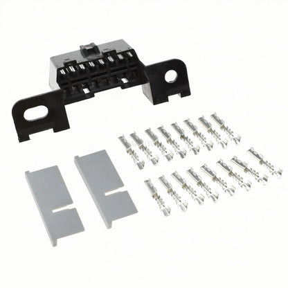 16 pin automobile black female OBD2 connector series MG610761-5 with 20cm diagnostic wire line