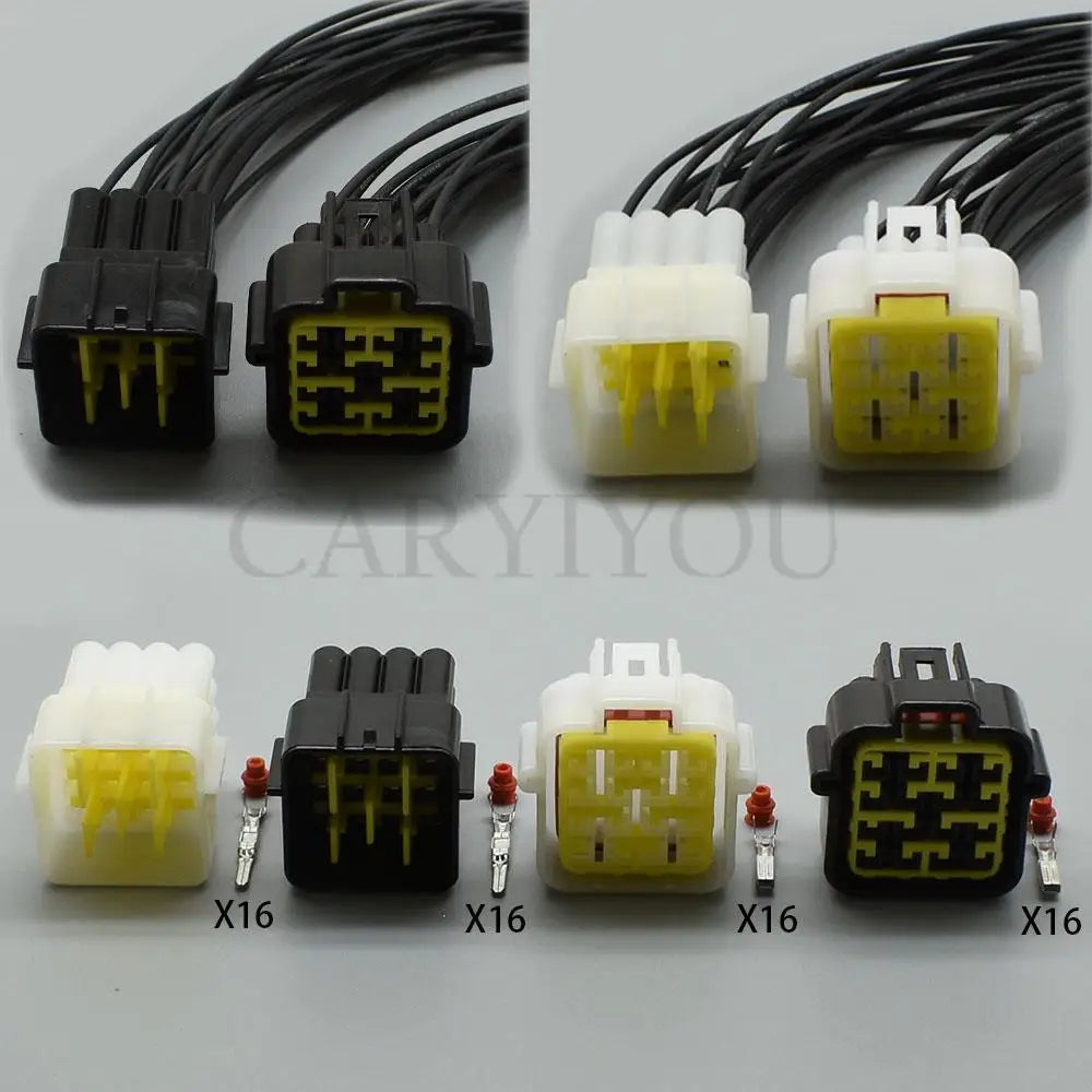 16 way car waterproof wire socket auto plastic housing cable adapter with cables FW-C-16M-B FW-C-16F-B