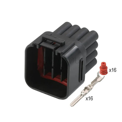 16 ways car headlight plastic housing waterproof connectors auto wire harness socket series 6185-0510 6188-0353 6181-6457