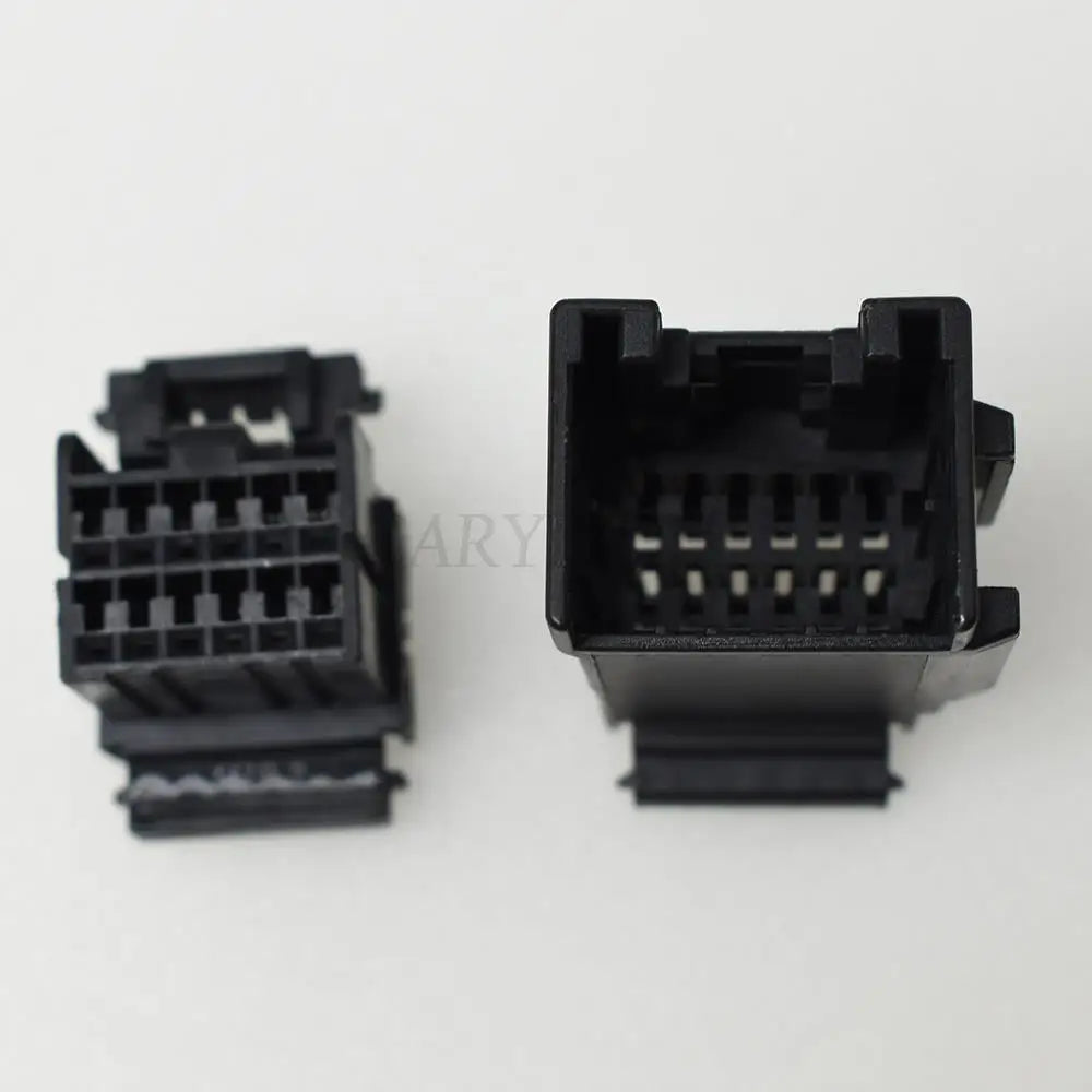 174045-2 12 pin female auto car window lifter assembly connector black socket for wiring harness