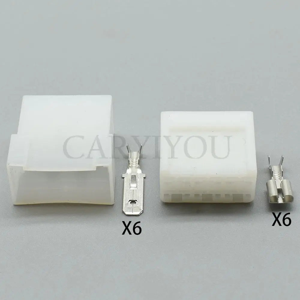 180906-0 female male automotive connector with metal pins