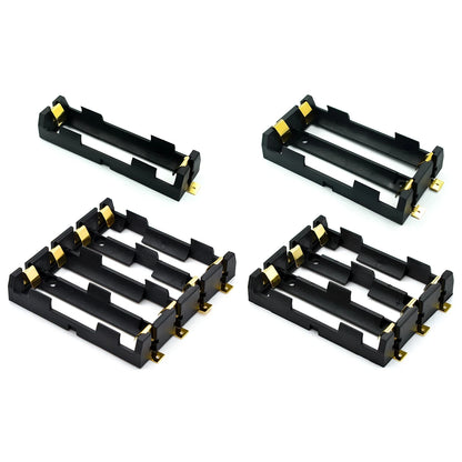 18650 battery pack SMT cell holder, compatible with 1 to 4 cells, suitable for SMD mounting and DIY electronics projects