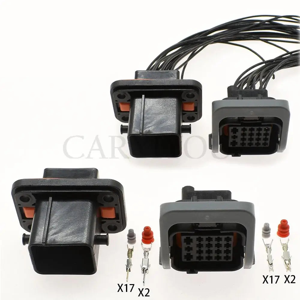 19 pins automotive new energy male female waterproof connector 1192800MB 1192800FB