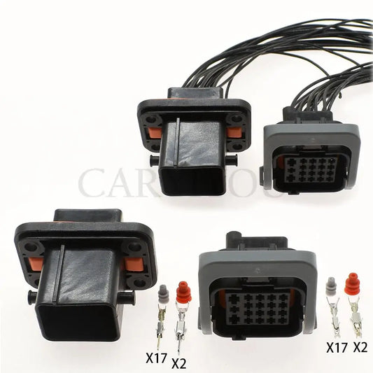 19 pins automotive new energy male female waterproof connector 1192800MB 1192800FB