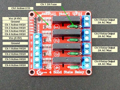 Solid State AC Relay Module 5V x 4