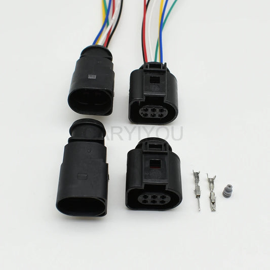 1J0973713G 6-hole FEP sensor plug automotive waterproof connector sheath 42121200