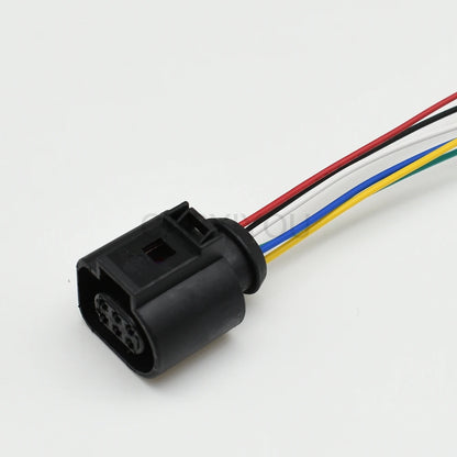 1J0973713G automotive 6-hole FEP sensor plug with waterproof connector sheath
