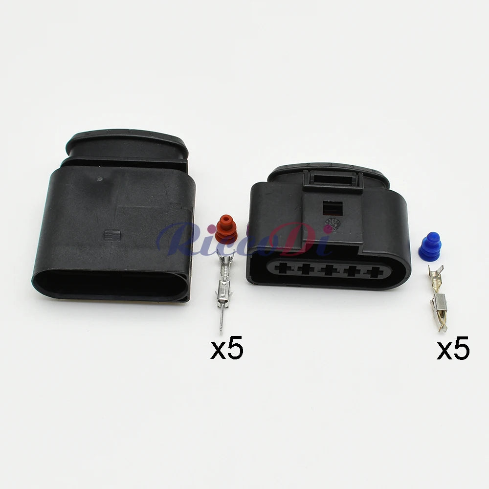 1J0973725 5 Pin ignition coil plug sensor connector waterproof for VW SKODA