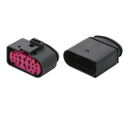 1J0973737 14 pin female car headlight xenon lamp plug waterproof connector for VW