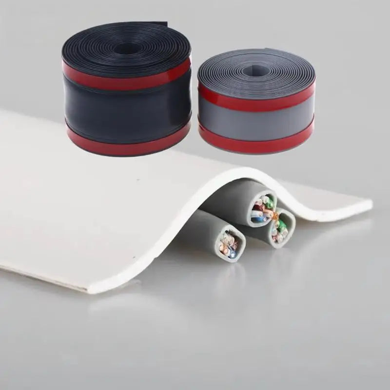1M and 3M PVC self-adhesive wire protection strip cable cover size options