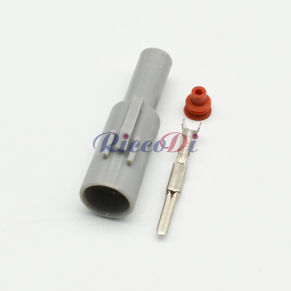 1 Pin grey automotive sensor connector attached to wiring harness for stable and durable electrical connections in Honda vehicles