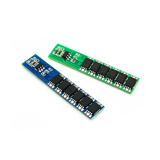 1S 15A Li-ion BMS PCM battery protection board for 18650 lithium ion cells, prevents overcharge, over-discharge, and short circuits