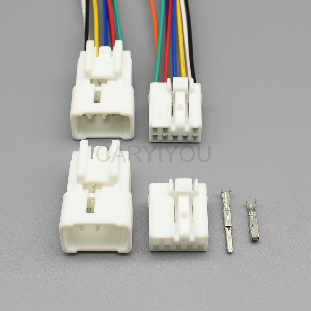 8 pin 2.2mm male female CD socket auto multimedia navigation power connector for Toyota Corolla Ralink