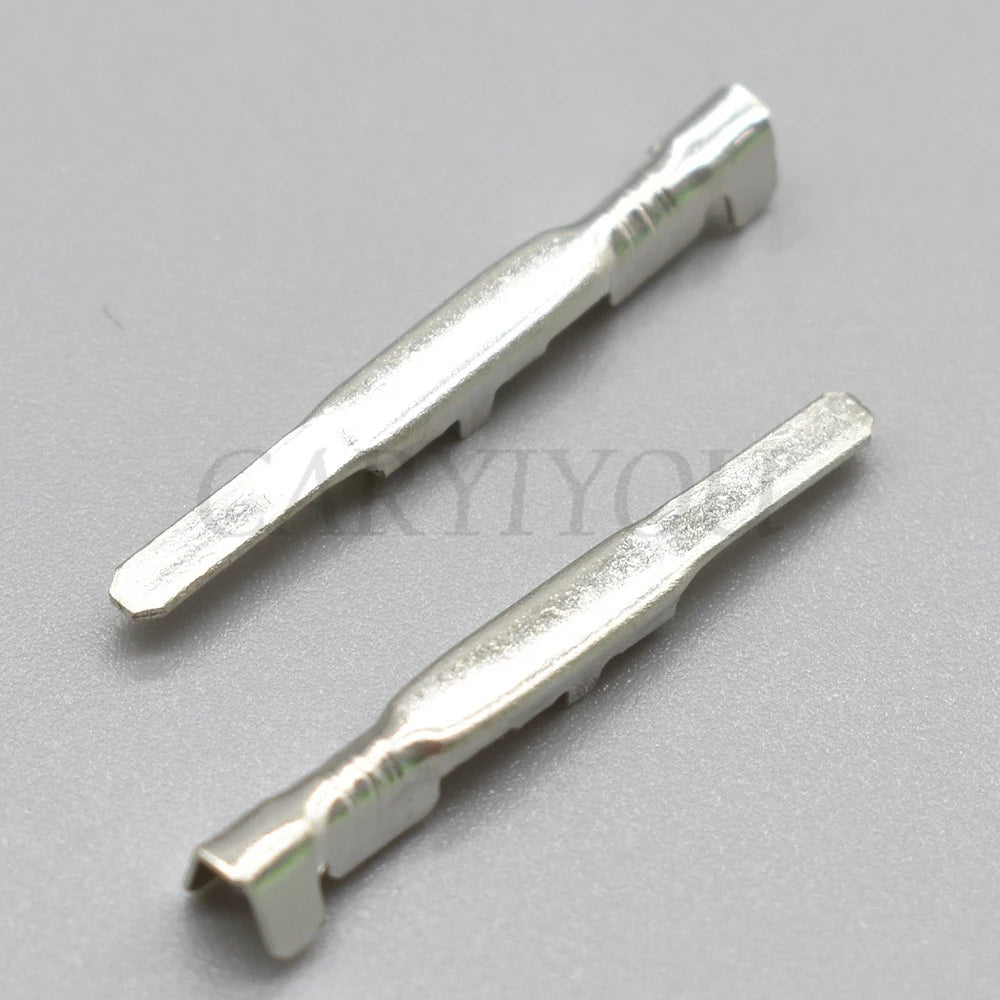2.3 series DJ611-2.3X0.6A terminal block car connector showing insert plug and tin plated socket