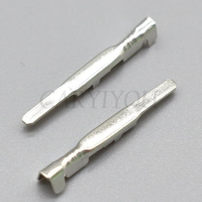 2.3 series DJ611-2.3X0.6A terminal block car connector showing insert plug and tin plated socket