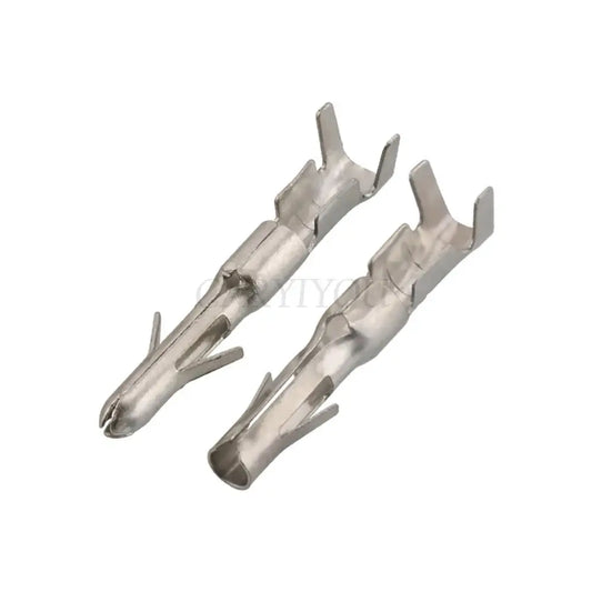 2.3mm automotive brass electrical wiring terminal tin plated male female plug round pin DJ212A-2.3A DJ222A-2.3A