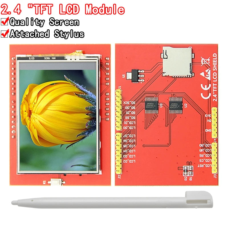 Arduino Touch Screen Large Inch 2.4 Inch TFT LCD Touch Screen Shield ILI9341 SD Card Arduino UNO Mega ...