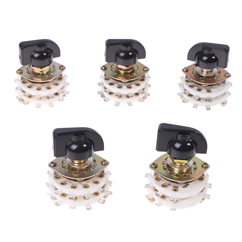 2/4 pole channel rotary selector switch