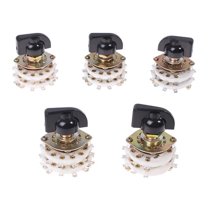 2/4 pole channel rotary selector switch